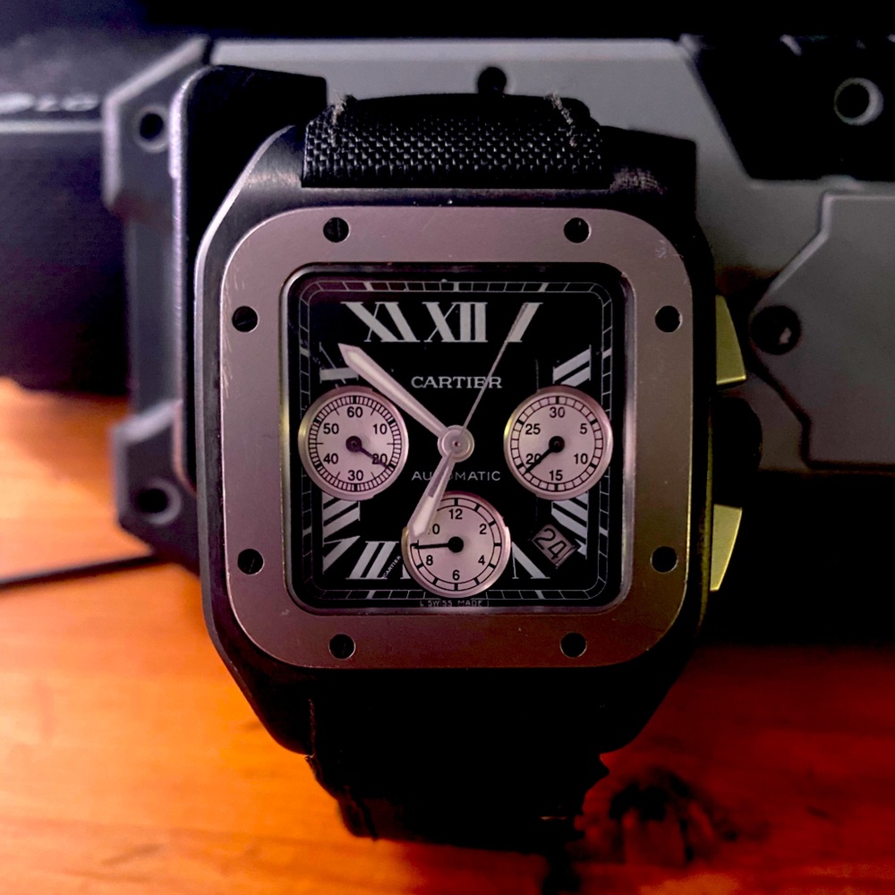 Cartier Santos XL 100 Chronograph